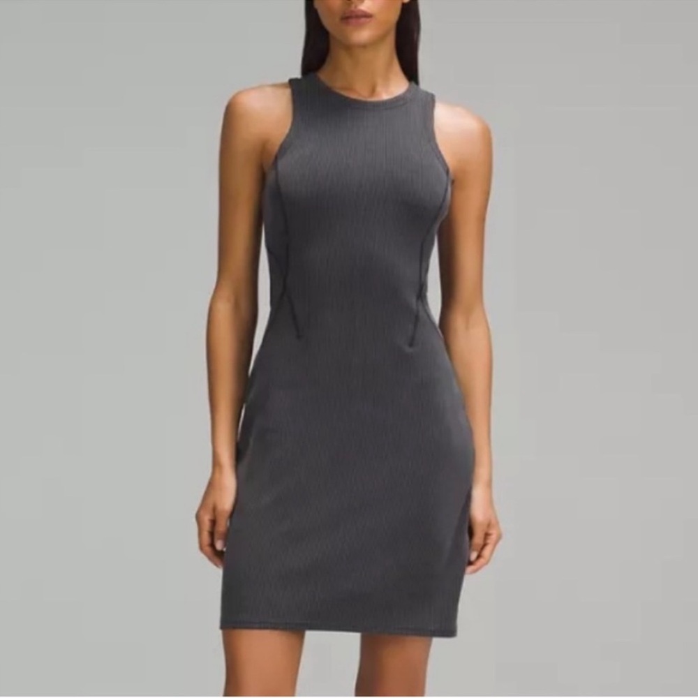 NWOT: Lululemon Sleeveless Ribbed Mini Dress - Picture 1 of 9